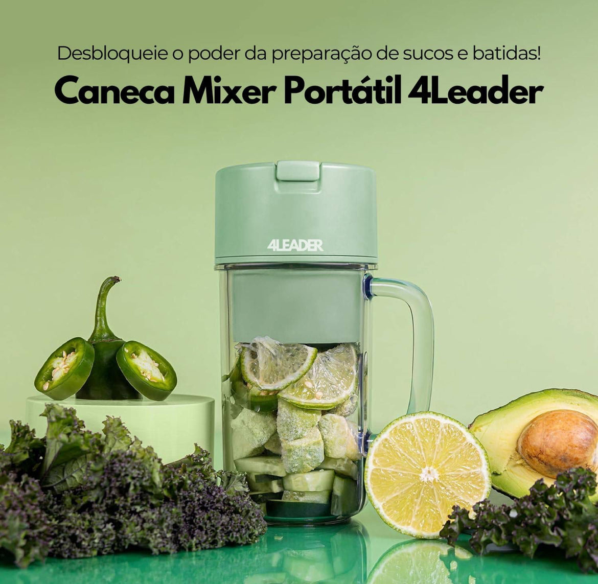 Caneca mixer portátil